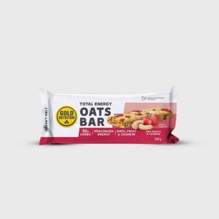 TOTAL ENERGY OATS BAR RED FRUITS-CASHEW 50G - GOLD NUTRITION